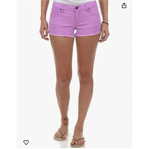 Fox Women's Outshine Cutoff Shorts Stretch Neon Lilac MSRP $49.50 New